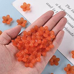 Матовые акриловые колпачки из бисера MACR-S371-08A-726