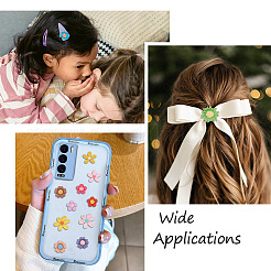 Кабошоны из непрозрачной смолы в 200 стилях&nbsp;RESI-CD0001-09