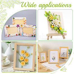 Незавершенные деревянные пустые подставки для фоторамок AJEW-WH20023-03B