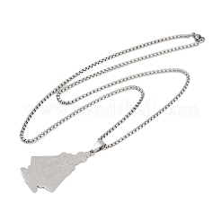 201 подвеска в виде медали Святого Бенедикта из нержавеющей стали&nbsp;LS-NJEW-K283-37P