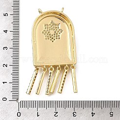 Латунные микро проложить кубического циркония подвески KK-Z125-28G