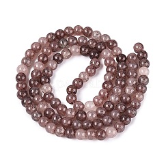 Perles de verre craquelé cuites au four&nbsp;GLAA-Q106-03A-17