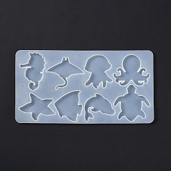 Силиконовые Молды на тему морских животных&nbsp;DIY-D076-01