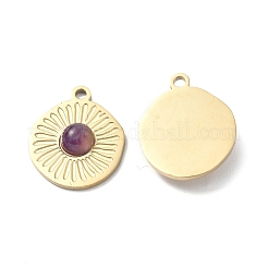 Подвески из натурального аметиста  STAS-C064-VC902