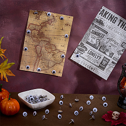 100 шт. пластиковые кнопки для рисования&nbsp;AJEW-PH01656