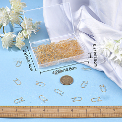 200 шт. латунные серьги-кольца KK-CN0002-15