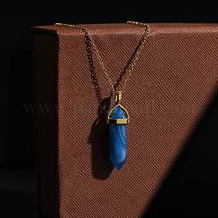 Подвески из натурального агата с заостренными краями G-SZ0001-27