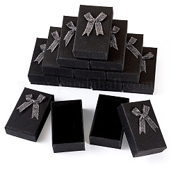 Картонные коробки для упаковки ювелирных изделий с блестками CON-TAC0008-08F