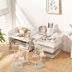 9-ярусные прозрачные акриловые изделия регулируемые витрины ODIS-WH0002-62A