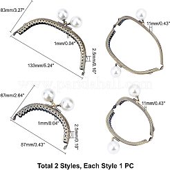 2 manico per borsa in ferro a 2 stili&nbsp;FIND-WR0002-81
