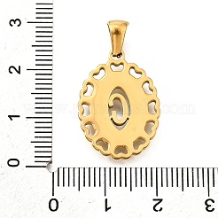 Подвески из нержавеющей стали 304 золотистого цвета STAS-K300-02G-C