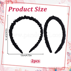 Cintas para el pelo de seda de gusanos de seda&nbsp;OHAR-WH0033-019C