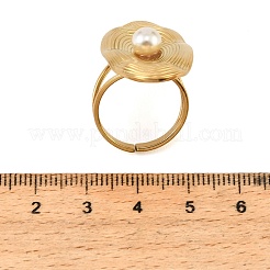 Anillos abiertos de acero inoxidable 304 para mujer&nbsp;SA-CBAF040-01G