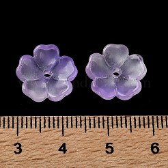 Gefärbte und erhitzte Glasperlenkappe mit Farbverlauf&nbsp;GLAA-D307-01G