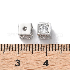 Латунные микропаве из прозрачного кубического циркония KK-Z049-03P