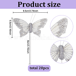 Волос пера вилки AJEW-WH0475-33