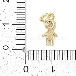 Стойки обшивки латунь микро проложить Циркон подвеску KK-H509-42G-04