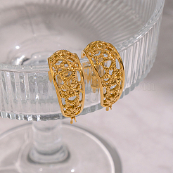 Винтажные серьги-кольца в форме полой звезды из нержавеющей стали 304.&nbsp;ZZ7170