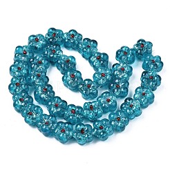 Прозрачные бусинки лэмпворк ручной работы бугристые нити LAMP-S194-022D