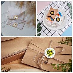 Слово спасибо самоклеющиеся бумажные наклейки X-DIY-M023-03