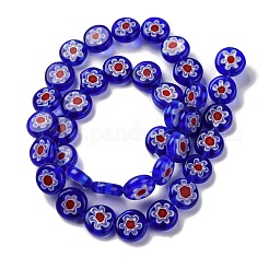 Ручной работы millefiori стеклянные бусины нитки LAMP-G164-04G