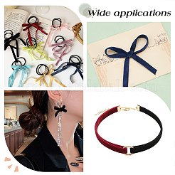 5 пакетик 5-х цветной бархатной ленты OCOR-AR0001-54C