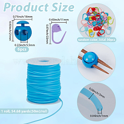 30 шт. экологически чистый АБС-пластиковый держатель для маркеров для вязания крючком&nbsp;IFIN-SC0001-96F