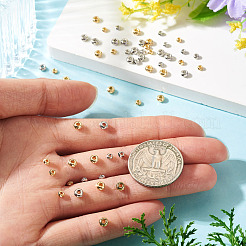 60 Stück 4 Stile Säulen-Messingperlen&nbsp;KK-TA0009-07