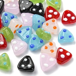 30шт 6 цвета бусины лэмпворк ручной работы&nbsp;LAMP-YW0004-26