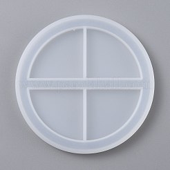 2 отсек круглый лоток силиконовые Молды DIY-Z005-22