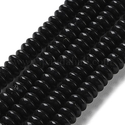 Натуральный черный камень бисер нитей G-Z030-A21-01
