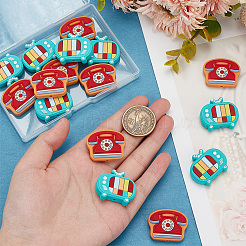 16 шт. 2 стильных силиконовых фокусных бусин для телевизора/телефона SIL-GO0001-16