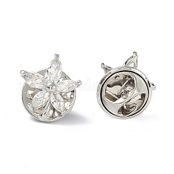 Брошь в виде сверкающего цветка&nbsp;LS-JEWB-K006-06P