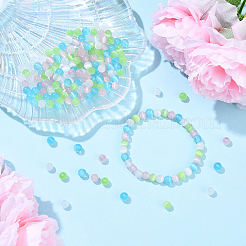 200 шт. 4-х цветные бусины кошачий глаз&nbsp;CE-YW0001-04