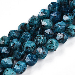 Окрашенные натуральные кунжутные нитки из бисера яшмы G-T139-8mm-47H