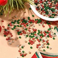4 цвет 8/0 рождественских круглых бисерных бусин Miyuki&nbsp;SEED-X0058-16