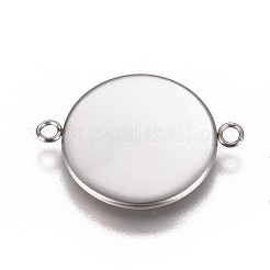 Оправы для кабошонов из не тускнеющей нержавеющей стали марки 304&nbsp;STAS-G127-14-16mm-P