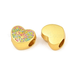 Abalorios de aleación de esmalte&nbsp;ENAM-D318-01G-04