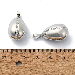 Латунные микро проложить кубического циркония подвески&nbsp;KK-D094-01P