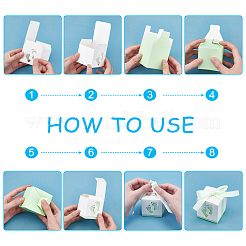 Бумажная подарочная коробка CON-WH0080-53B