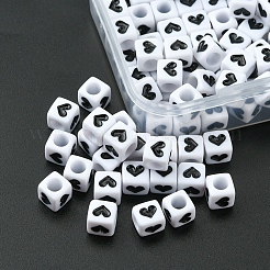 Непрозрачные акриловые бусины MACR-YW0002-25