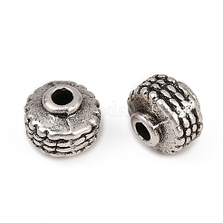 Сплавочные овальные бусины тибетского стиля  FIND-C068-12AS