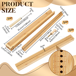 1 шт. деревянная подставка для пробивки отверстий с направляющей для прокалывания&nbsp;TOOL-BC0003-41