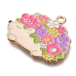 Подвески из сплава с эмалью в виде животных и цветов&nbsp;ENAM-Q508-01F