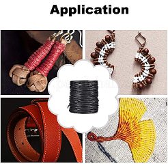 Воском хлопчатобумажная нить шнуры YC-PH0002-17