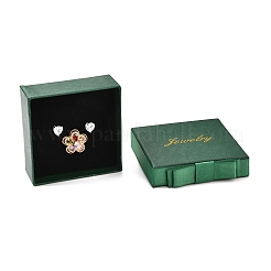 Quadratische & wort schmuck karton schmuckschachteln&nbsp;CBOX-C015-01B-02