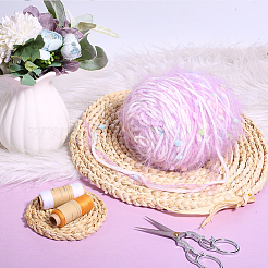 Faser Mohair Wolle Strickgarn&nbsp;OCOR-WH0111-94C