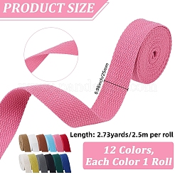 30 m 12-farbiges Polyesterband&nbsp;OCOR-CY0004-62