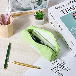 Вельветовый прямоугольный пенал&nbsp;AJEW-WH20017-30C