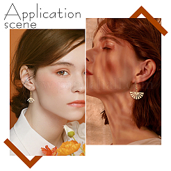 Набор для самостоятельного изготовления висячих сережек-вееров DIY-SC0019-26